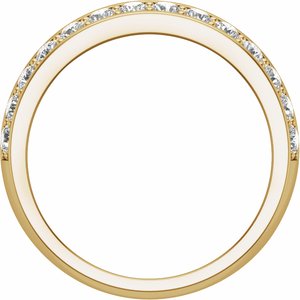 14K Yellow 2 CTW Lab-Grown Diamond Band