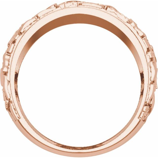 14K Rose 1/2 CTW Lab-Grown Diamond Band