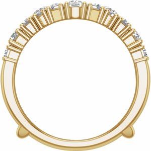 14K Yellow 2 CTW Lab-Grown Diamond Ring Guard