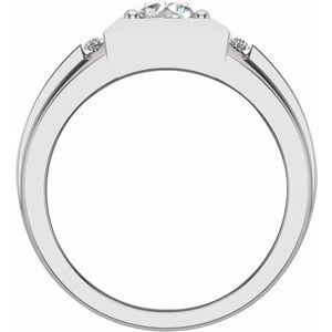 14K White 1 3/4 CTW Lab-Grown Diamond Band