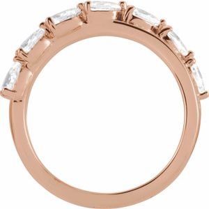 14K Rose 1 1/8 CTW  Lab-Grown Diamond Ring