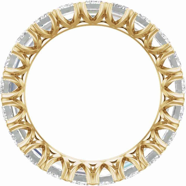 14K Yellow 5 5/8 CTW Lab-Grown Diamond Eternity Band