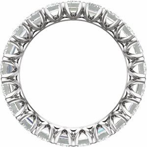 14K White 5 5/8 CTW Lab-Grown Diamond Eternity Band