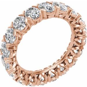 14K Rose 5 1/4 CTW Lab-Grown Diamond Eternity Band