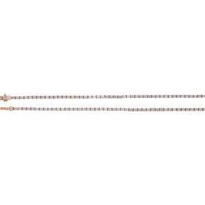 14K Rose 11 3/4 CTW Lab-Grown Diamond Line 16" Necklace