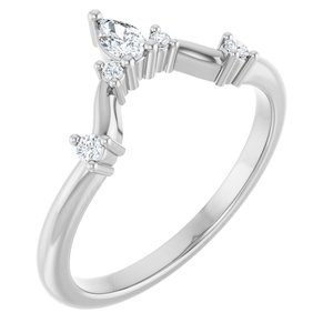 14K White 1/6 CTW Lab-Grown Diamond Anniversary Band