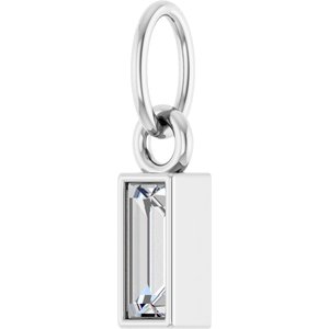 Sterling Silver 1/6 CT Lab-Grown Diamond Bezel-Set Pendant