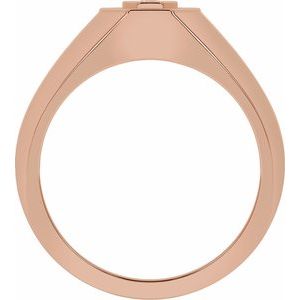 14K Rose 1/5 CTW Lab-Grown Diamond Band