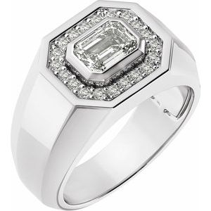 Platinum 1 1/4 CTW Lab-Grown Diamond Band