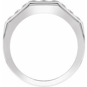 14K White 1/2 CTW Lab-Grown Diamond Band