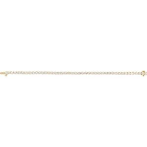 14K Yellow 6 CTW Lab-Grown Diamond Line 7" Bracelet