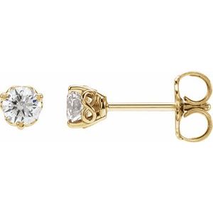Round 1/3 CTW Lab-Grown Diamond Infinity-Inspired Earrings