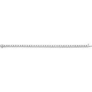 14K White 9 CTW Lab-Grown Diamond Line 7 1/4" Bracelet