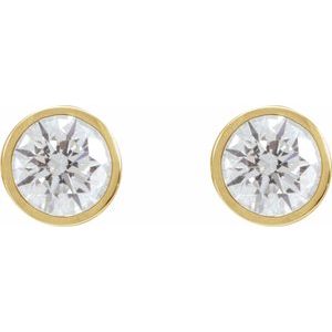 14K Yellow 1 3/4 CTW Lab-Grown Diamond Cocktail-Style Earrings