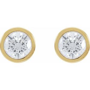 14K Yellow 1 1/5 CTW Lab-Grown Diamond Cocktail-Style Earrings