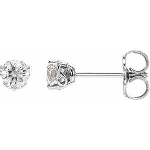 Round 1/3 CTW Lab-Grown Diamond Infinity-Inspired Earrings