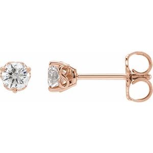 Round 1/3 CTW Lab-Grown Diamond Infinity-Inspired Earrings