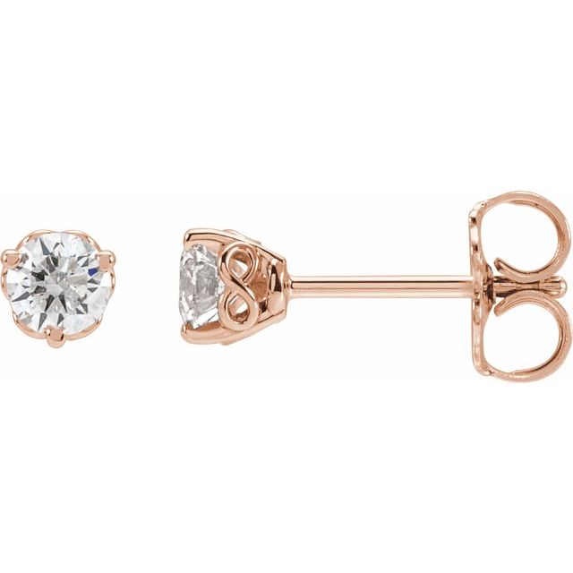 Round 1/3 CTW Lab-Grown Diamond Infinity-Inspired Earrings