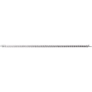 14K White 7 CTW Lab-Grown Diamond Link 7 1/4" Bracelet