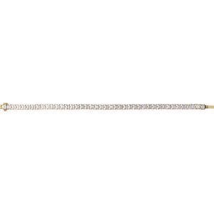14K Yellow 10 1/2 CTW Lab-Grown Diamond Line 7" Bracelet