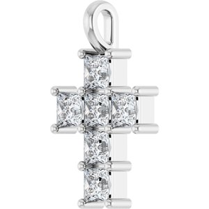 Platinum 1 CTW Lab-Grown Diamond Pendant