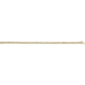 14K Yellow 4 CTW Lab-Grown Diamond Line 7 1/4" Bracelet