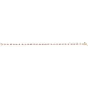 14K Rose 2 1/4 CTW Lab-Grown Diamond Line 7 1/4" Bracelet