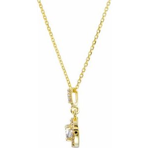 14K Yellow 1 1/5 CTW Lab-Grown Diamond 18" Necklace