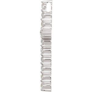 Platinum 7/8 CTW Lab-Grown Diamond Cross Pendant