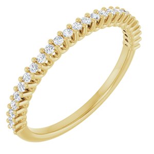 14K Yellow 1/5 CTW Lab-Grown Diamond Anniversary Band