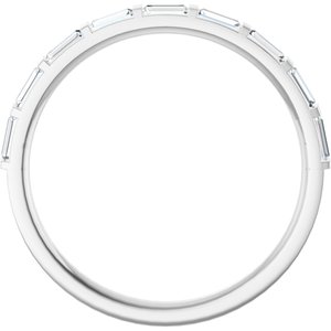 14K White 1/4 CTW Lab-Grown Diamond Anniversary Band