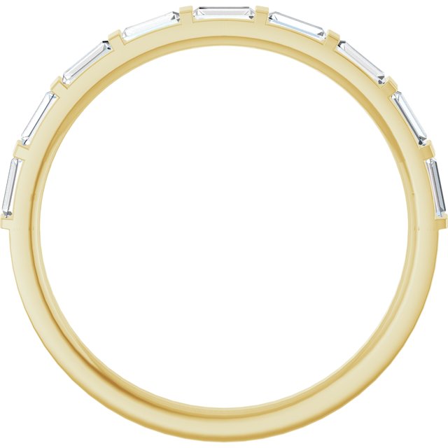 14K Yellow 1/4 CTW Lab-Grown Diamond Anniversary Band