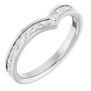 Platinum 1/4 CTW Lab Grown Diamond Band