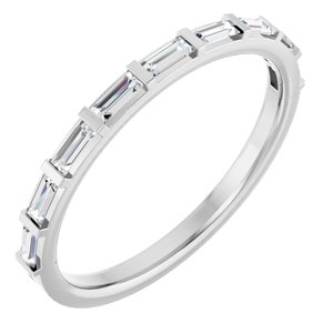 Platinum 1/4 CTW Lab-Grown Diamond Anniversary Band