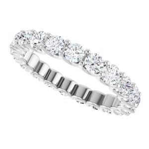 Platinum 1 3/4 CTW Lab-Grown Diamond  Eternity Band Size 5.5