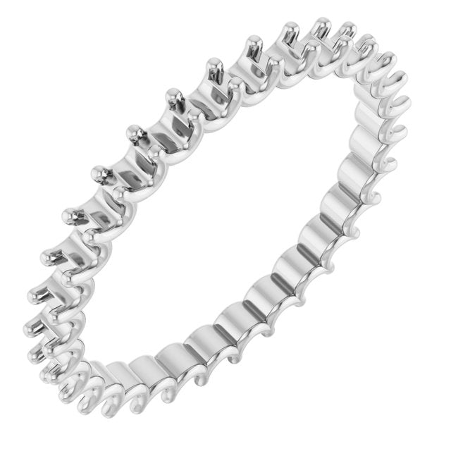 Platinum 7/8 CTW Lab-Grown Diamond  Eternity Band Size 5.5