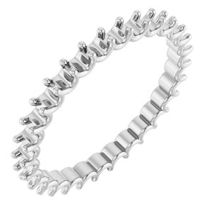 Platinum 7/8 CTW Lab-Grown Diamond  Eternity Band Size 5.5
