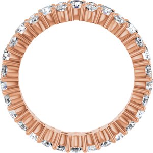 14K Rose 1 3/4 CTW Lab-Grown Diamond Eternity Band
