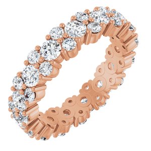 14K Rose 1 3/4 CTW Lab-Grown Diamond Eternity Band