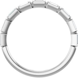 Platinum 1/4 CTW Lab-Grown Diamond Anniversary Band