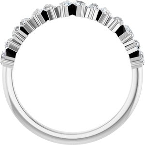 Platinum 1/2 CTW Lab-Grown Diamond Anniversary Band