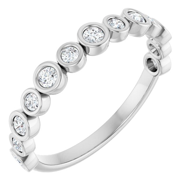 Platinum 1/3 CTW Lab-Grown Diamond  Anniversary Band