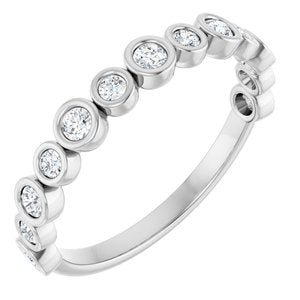 Platinum 1/3 CTW Lab-Grown Diamond  Anniversary Band