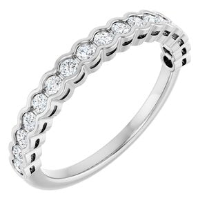 14K White 1/4 CTW Lab-Grown Diamond Anniversary Band