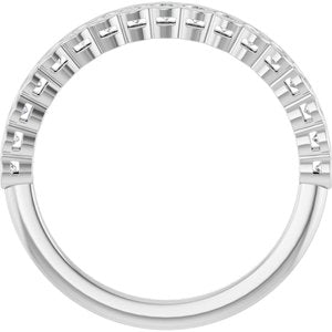 14K White 1/4 CTW Lab-Grown Diamond Anniversary Band