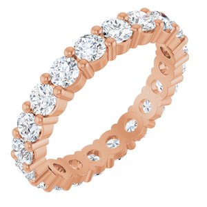 14K Rose 1 3/4 CTW Lab-Grown Diamond Eternity Band Size 5