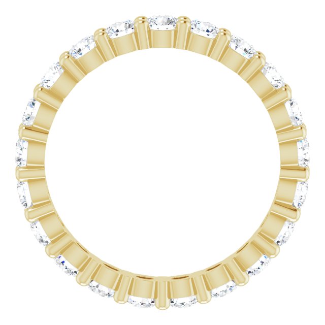 14K Yellow 1 1/4 CTW Lab-Grown Diamond Eternity Band