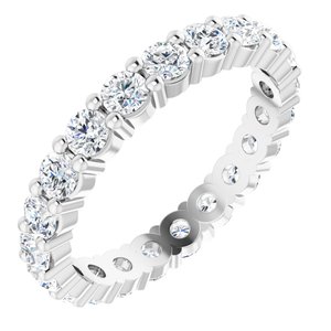 Platinum 1 1/4 CTW Lab-Grown Diamond Eternity Band