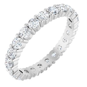 Platinum 1 3/8 CTW Lab-Grown Diamond Eternity Band