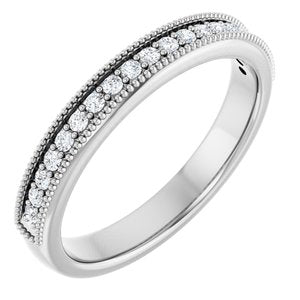 Platinum 1/5 CTW Lab-Grown Diamond Anniversary Band
